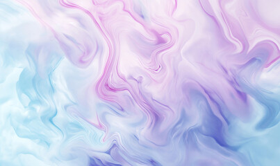 Fototapeta premium A soft pastel marble pattern with delicate swirls of pink, purple and blue, creating an elegant background for design projects that need to convey luxury or romantic vibes