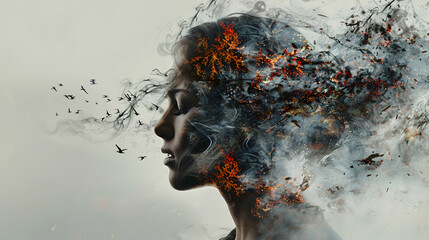 Patient Healing: Music Therapy Profile   Emotional Strength  Resilience Concept for Healthcare Ads