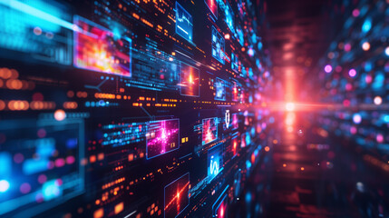 
Digital contents concept. Social networking service. Streaming video. NFT. Non-fungible token. Wide angle visual for banners or advertisements