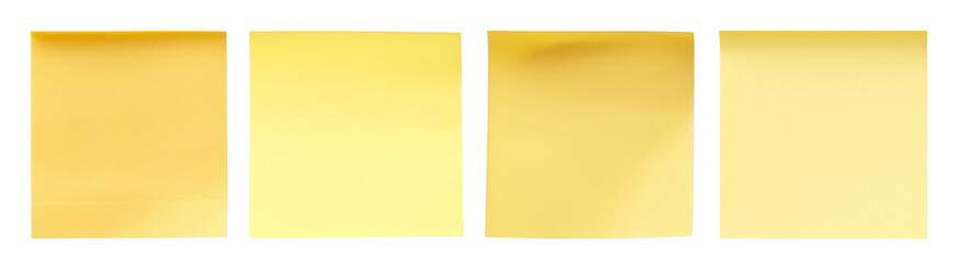 Sticky note png on transparent background