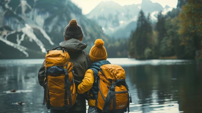 32. Family outing to a national park, enjoying a day filled with adventure and nature