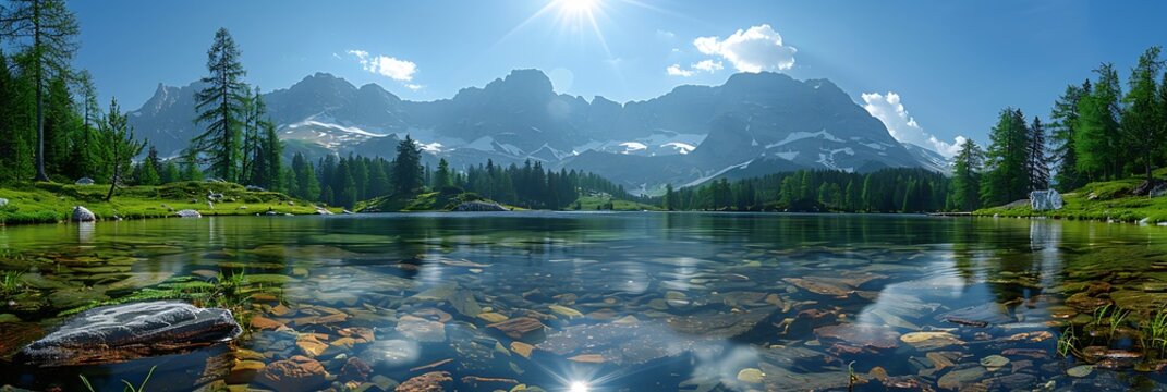 Foster love for nature with images of scenic landscapes and outdoor adventures