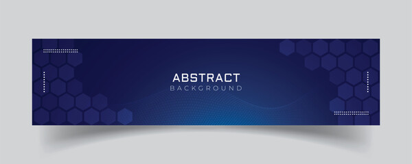 Linkedin banner with modern background