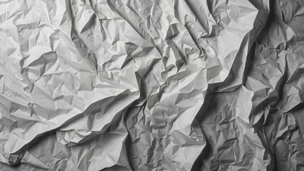 Crinkled White Paper Texture for Header Background.