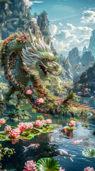 Obraz premium Chinese giant dragon