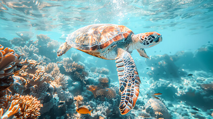 Fototapeta premium Wildlife Conservation Safeguarding Endangered Species and Their Natural Habitats