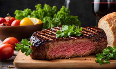 meat with vegetables