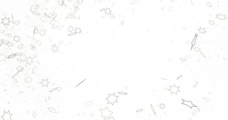 Celestial Christmas Plummet: Dynamic 3D Illustration of Falling Festive Celestial Objects