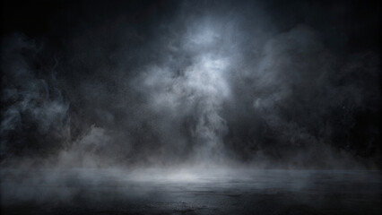 Fototapeta premium smoke on black