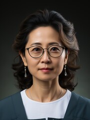 Fototapeta premium portrait of a person in glasses