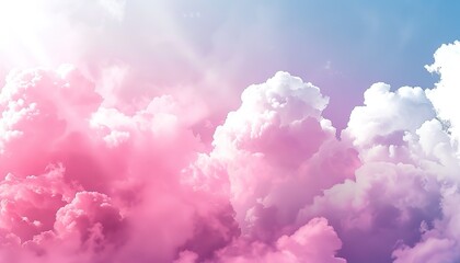 Color gradient Pink sky background