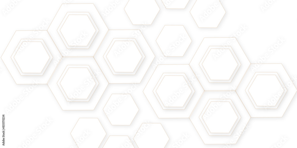 Poster abstract background with seamless pattern honeycombs hexagon. hexagon concept design abstract techno