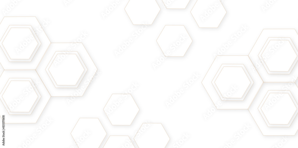 Poster abstract background with seamless pattern honeycombs hexagon. hexagon concept design abstract techno