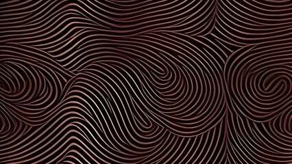 Fototapeta premium Black swirly seamless background wallpaper