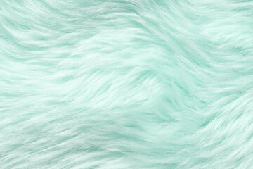Obraz premium Texture of color faux fur as background, closeup