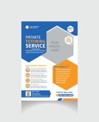 private tutoring flyer