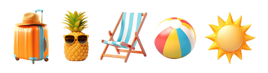 3d summer element set
