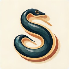 illustration of a snake symbol
