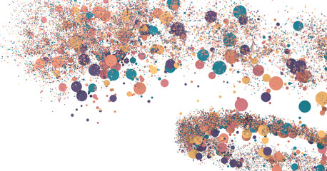 confetti png. Gold confetti falls from the sky.