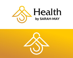 Letter S monogram healthcare logo design.