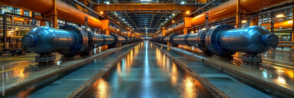 Poster refinery process pipelines for efficient production