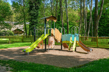 Playground in the Parc de la Tabarderie (