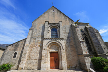 Church of Our Lady of the Assumption in Château-Landon, a rural village of the Gâtinais in Seine...