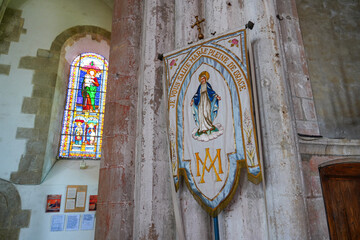 Church of Our Lady of the Assumption in Château-Landon, a rural village of the Gâtinais in Seine...