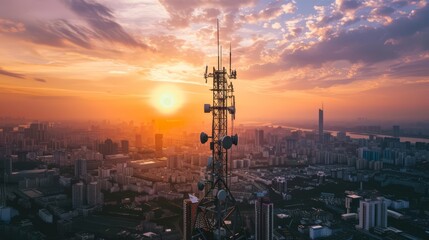 5g connection on countryside