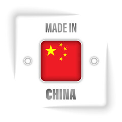 Made in China graphic and label.