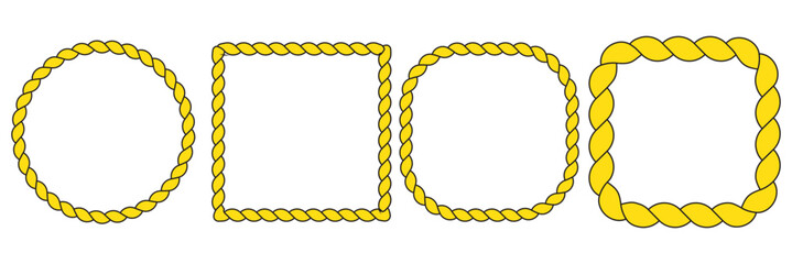 Rope icon, vector illustration. Vector illustration isolated on a white background for design and web.