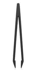 Simple metal tweezers. vector illustration