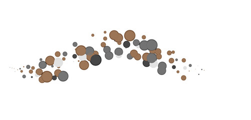 silver confetti explosion festive background