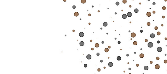 Enchanting Delight: Spectacular 3D Illustration Showcasing Enchanting gold Confetti