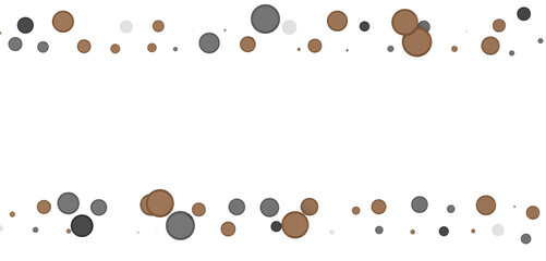  Multicolored confetti on white