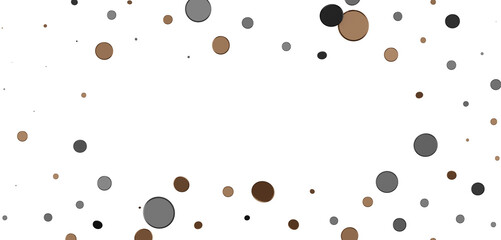  Multicolored confetti on white