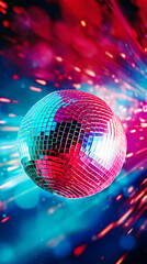 Obraz premium 3D rendering of a disco ball