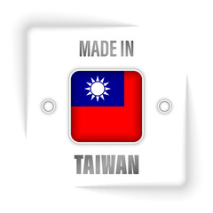 Made in Taiwan graphic and label.