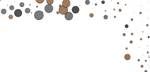 Cascading Splendor: Striking 3D Illustration Showcasing a Dazzling gold Confetti Display