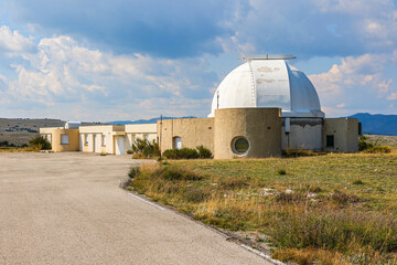 Cote d'Azure Observatory of Caussols on the Calern Plateau in the Prealps, South of France - MÃ©o...