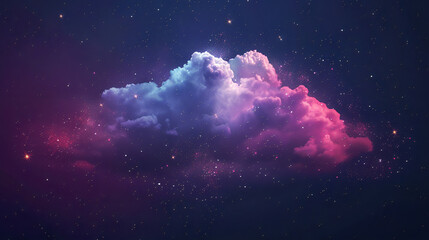 Fototapeta premium The Concept of Digital Cloud Network in Digitalization and Cloud Computing Concept Digital Cloud Network Cloud Computing Digital Transformation Data Storage Internet of Things