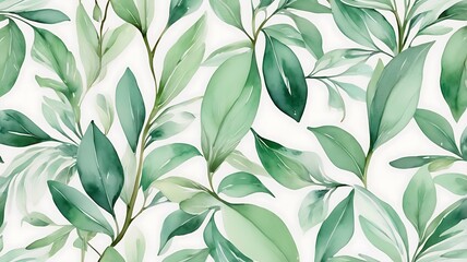 Floral background, tropical leaves with soft colors, inviting, aesthetic, ai generative