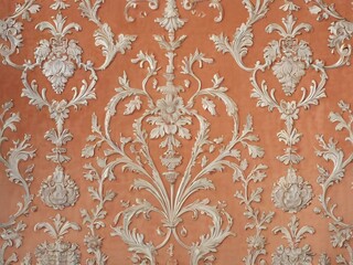 Charming wallpapers peach velvet wallpaper
