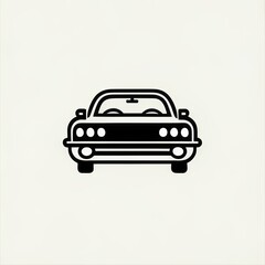 car icon illustration. logo. symbol. art. drawing. mascot. old school. vintage. mobile. otomotive. design. apps. circle. service. oto. drive.