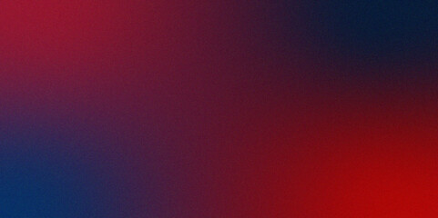 Obraz premium Abstract Fiery burnt RED foil gradient in pastel Dark shimmer. Red, Orange & Purple dark grainy gradient noise glowing texture ombre effect. Textured with rough grain, noise, and bright spots.