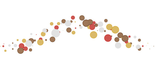 Multicolored paper confetti on transparent background. Realistic confetti flying. Colorful scattered items to holiday decorations.