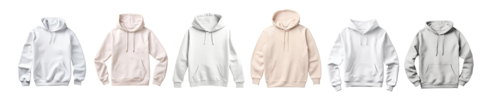 PNG sweatshirt hoodie  cut out element set