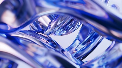 Captivating Crystal Formations Reflect Dazzling Light and Elegant Patterns