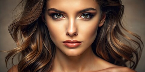 Close-up portrait of a beautiful woman's radiant skin with a focus on her flawless complexion , beauty, close-up, portrait, radiant, skin, flawless, complexion, beauty, skincare, natural