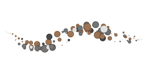  Multicolored confetti on white